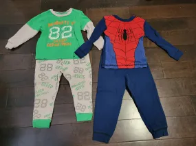 2 pairs of Pj's, 2T, Kids 2T