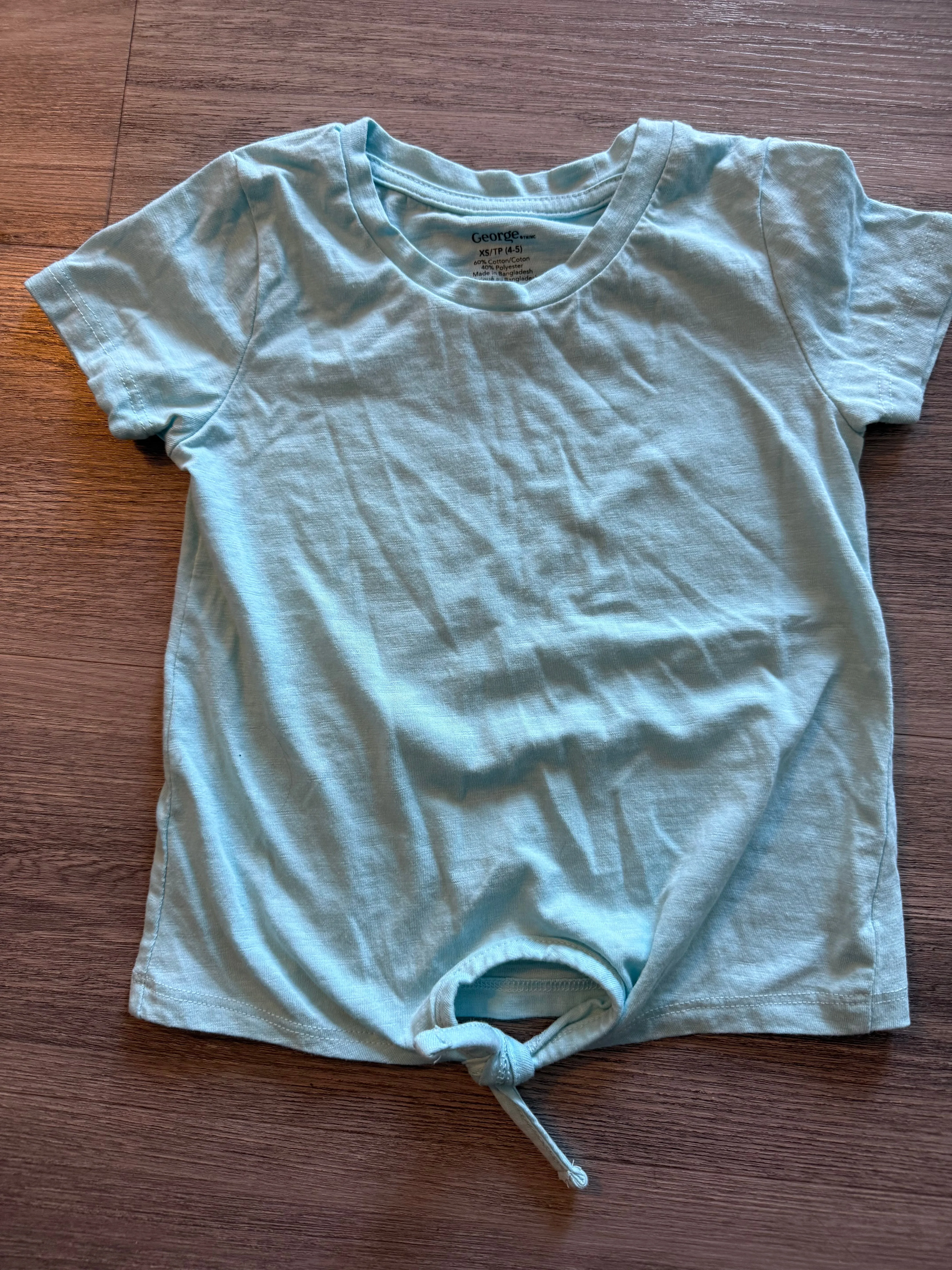 (5) Girls Summer T-shirts Sz 5, Kids 5/5T (extra small)
