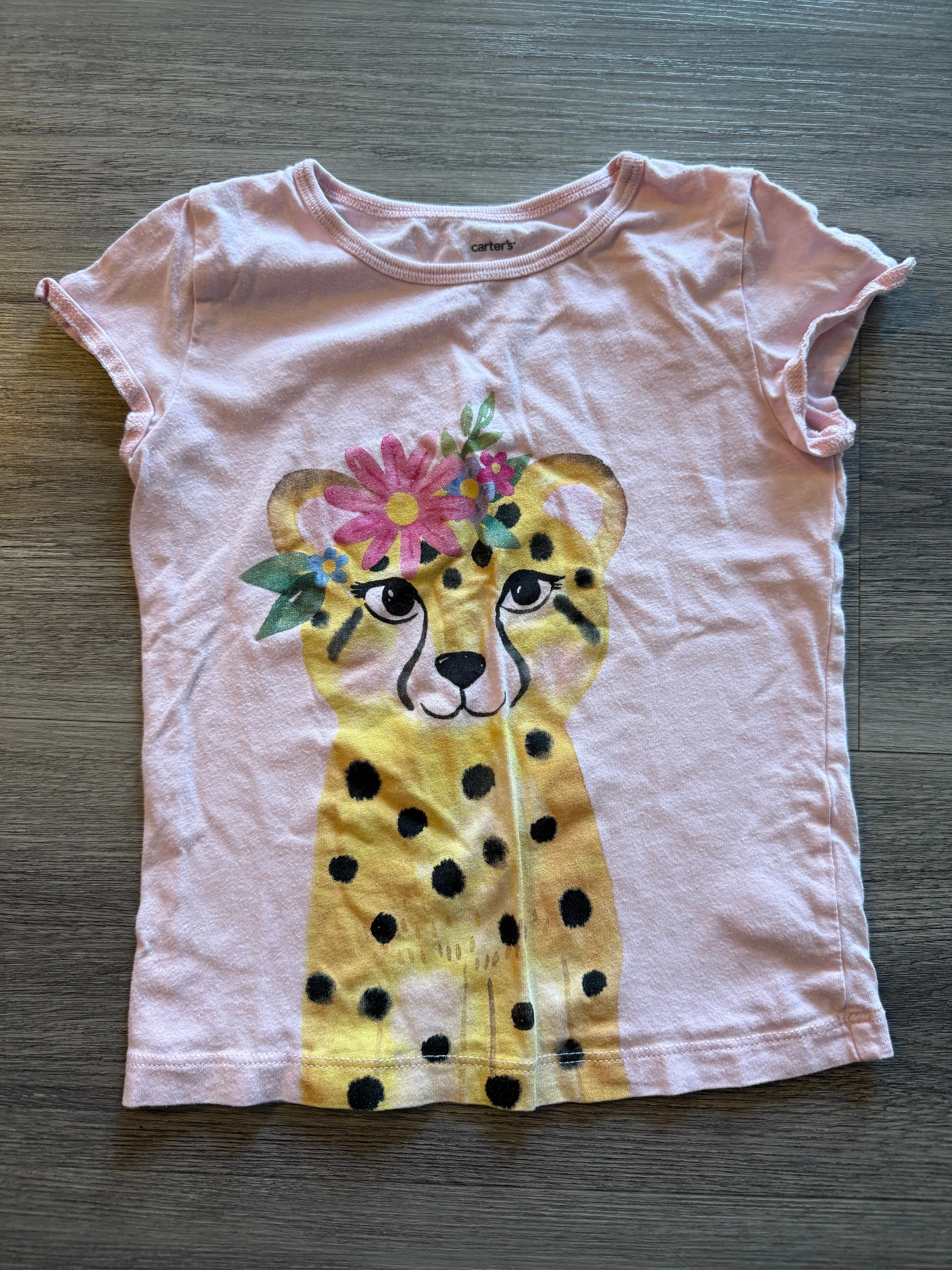 (5) Girls Summer T-shirts Sz 5, Kids 5/5T (extra small)