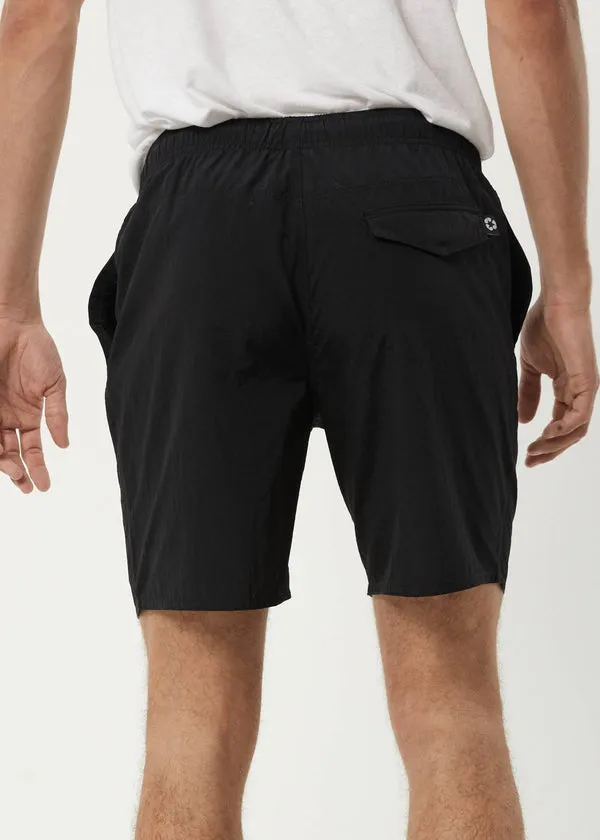 Afends Baywatch Flowers Elastic Waist Shorts