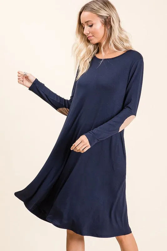 Alicia Long Sleeve Swing Dress