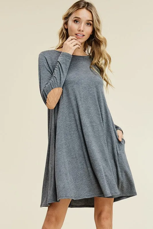 Alicia Long Sleeve Swing Dress