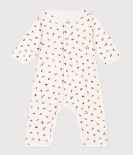 Babies' Footless Cotton Bodyjama - Foxes