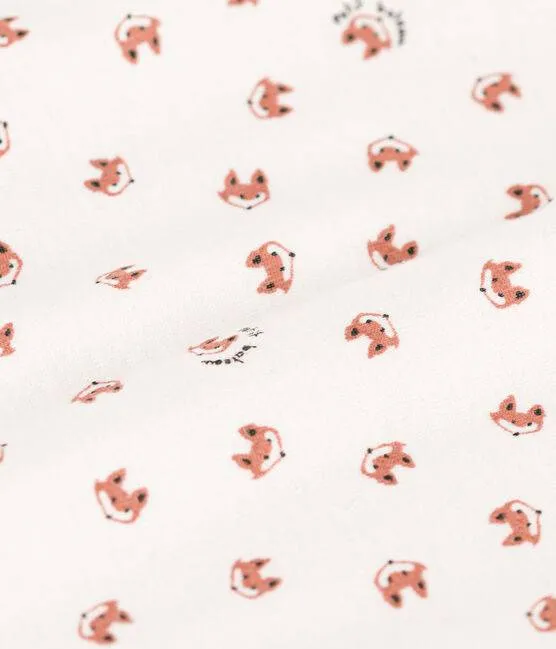 Babies' Footless Cotton Bodyjama - Foxes