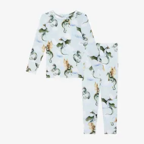 Bamboo Long Sleeve Pajama Set - Percy (Dragons)