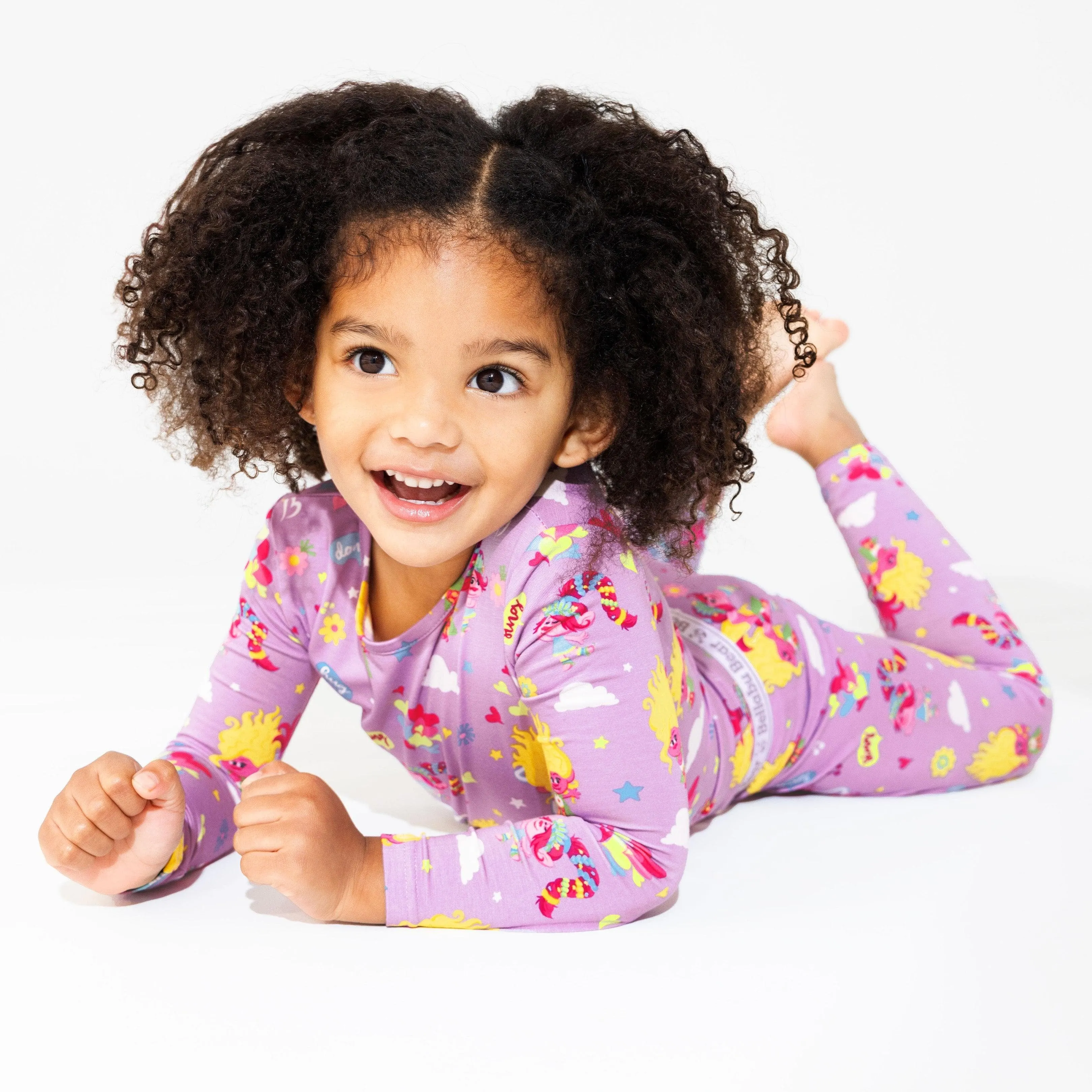 Bamboo Long Sleeve Pajama Set - Pink Trolls Music