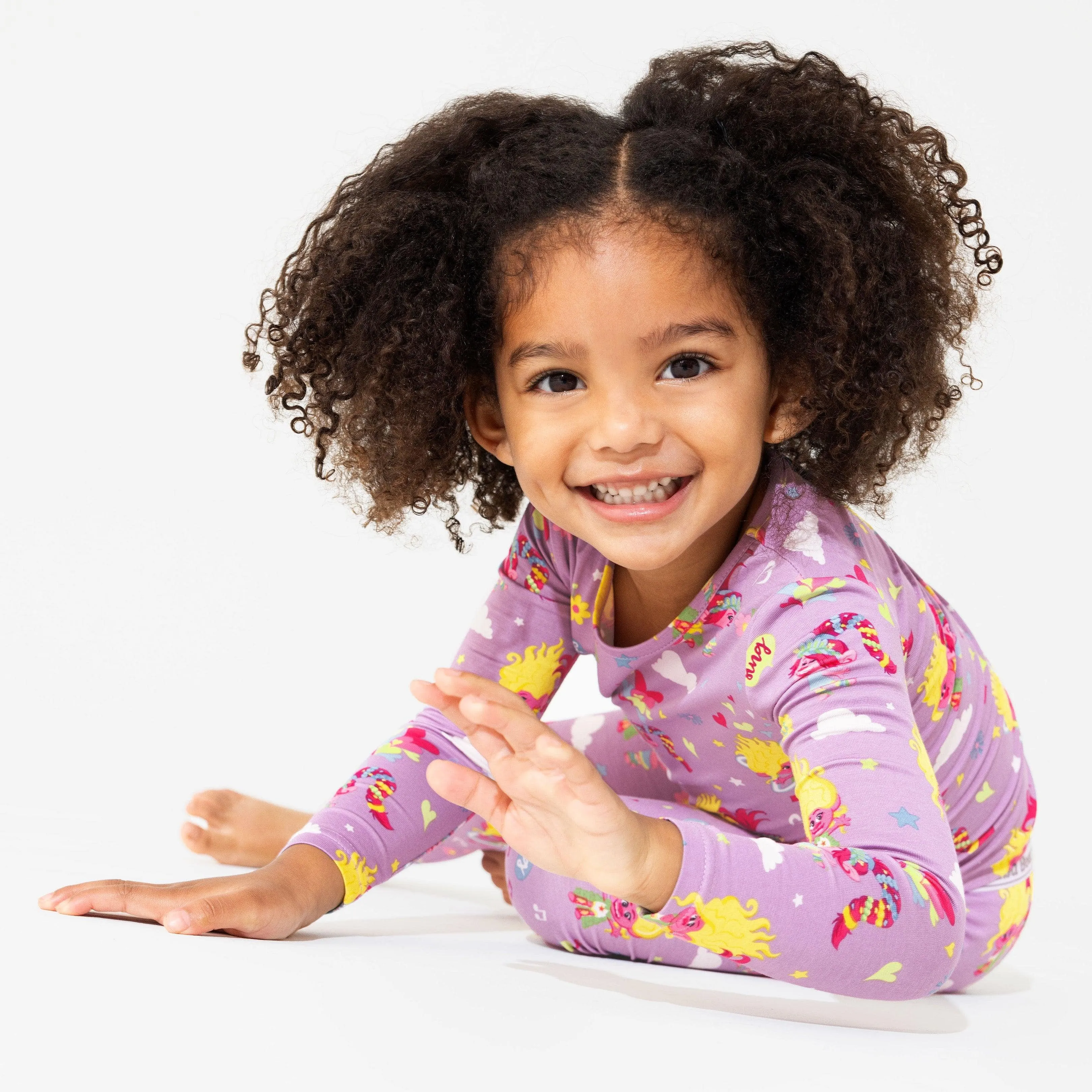 Bamboo Long Sleeve Pajama Set - Pink Trolls Music
