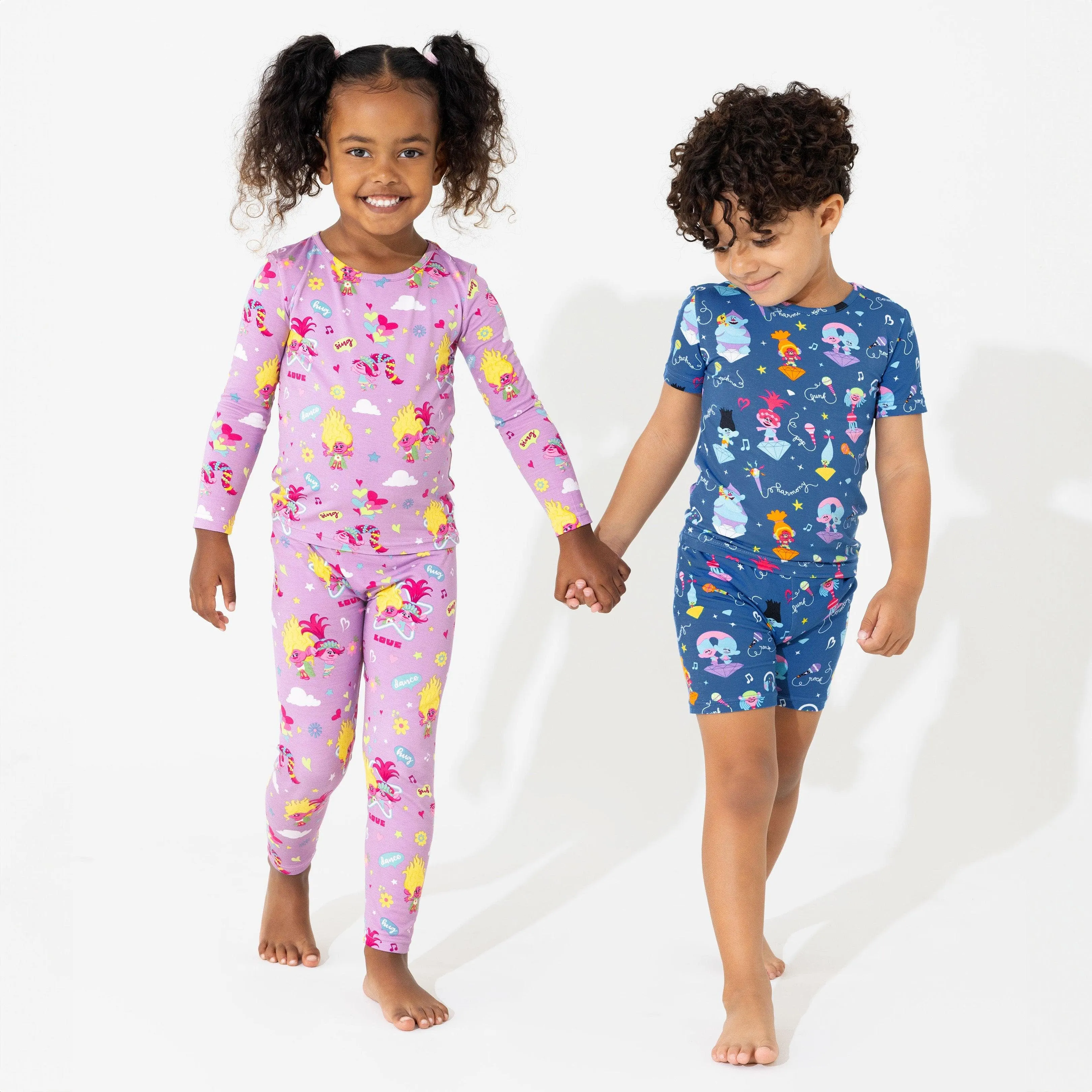 Bamboo Long Sleeve Pajama Set - Pink Trolls Music