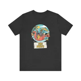 Beach Skeletons in Paradise T Shirt