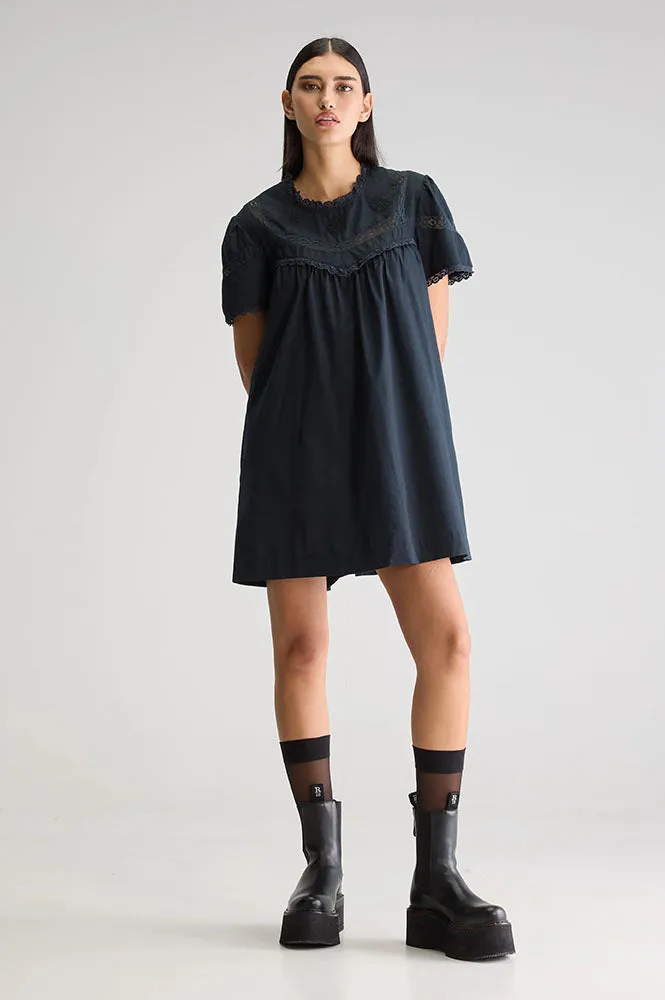 Bellerose Djerba Black Beauty Mini Dress