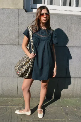 Bellerose Djerba Black Beauty Mini Dress