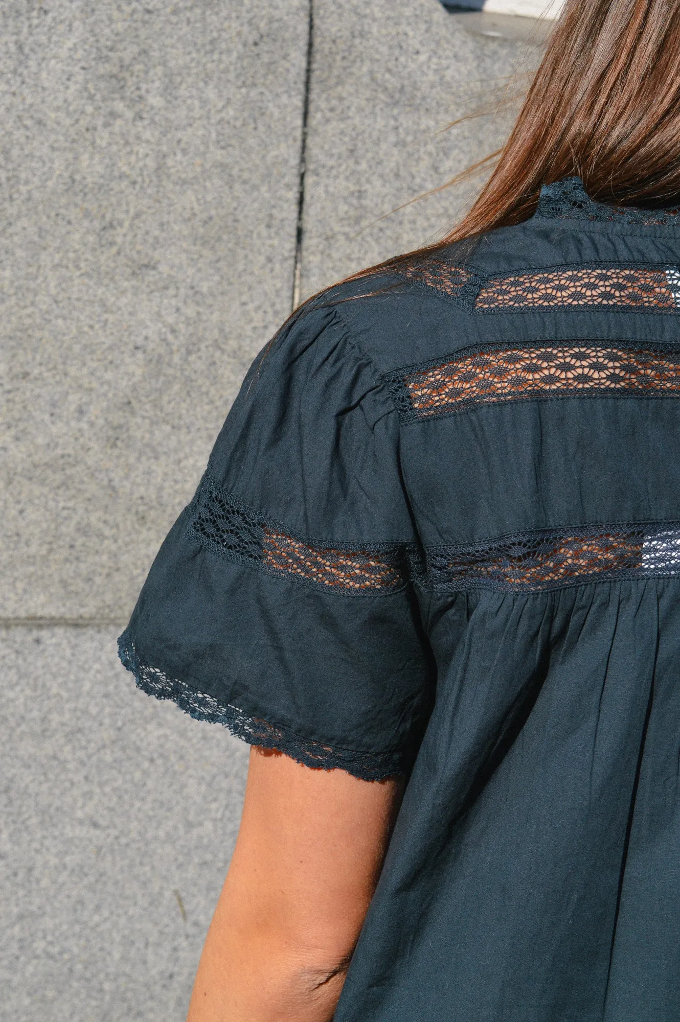 Bellerose Djerba Black Beauty Mini Dress