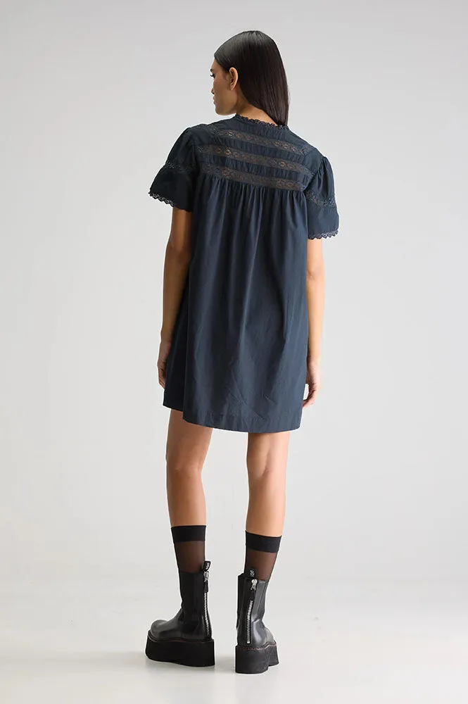 Bellerose Djerba Black Beauty Mini Dress