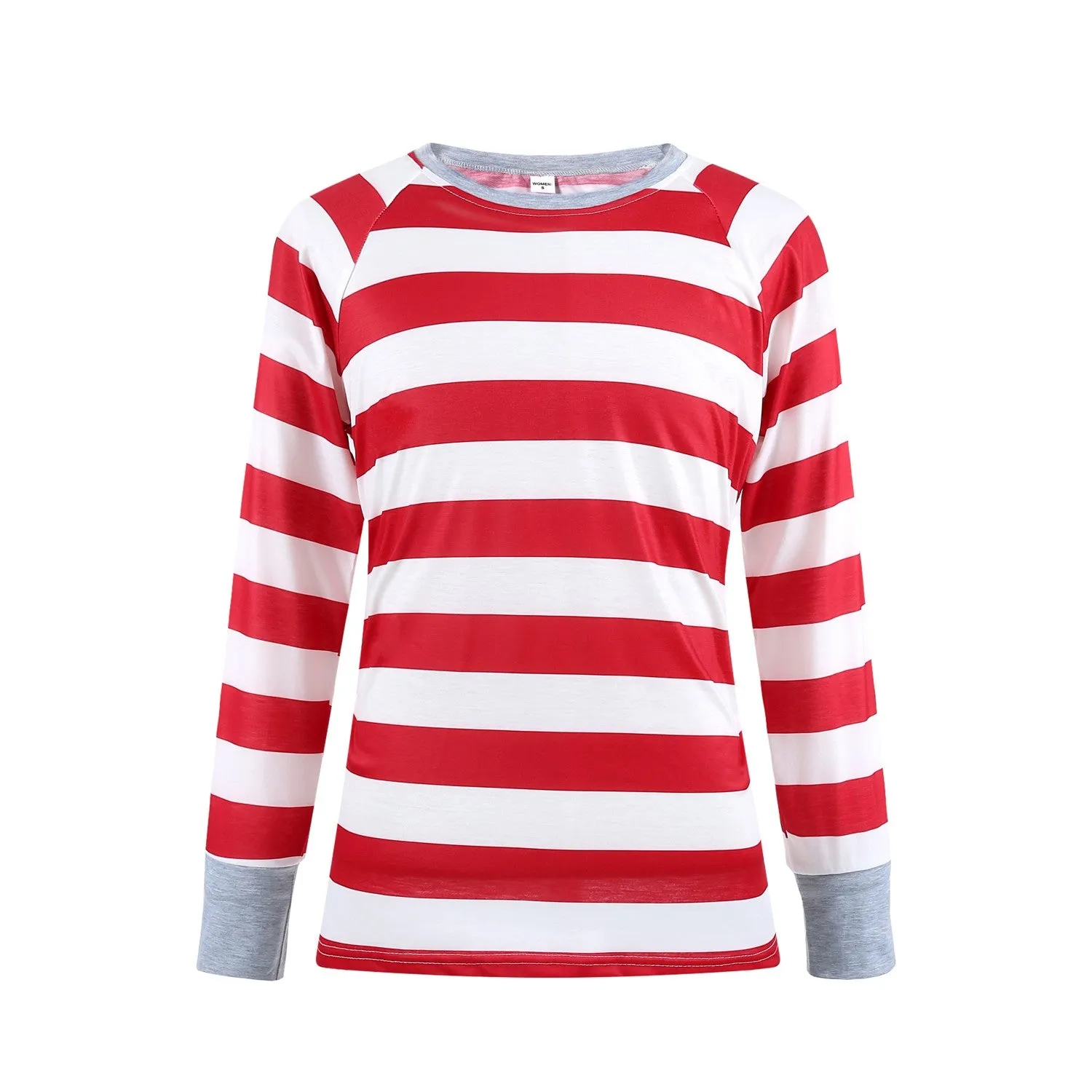 Christmas Family Matching Striped Pajamas Set For Kids Adult Baby