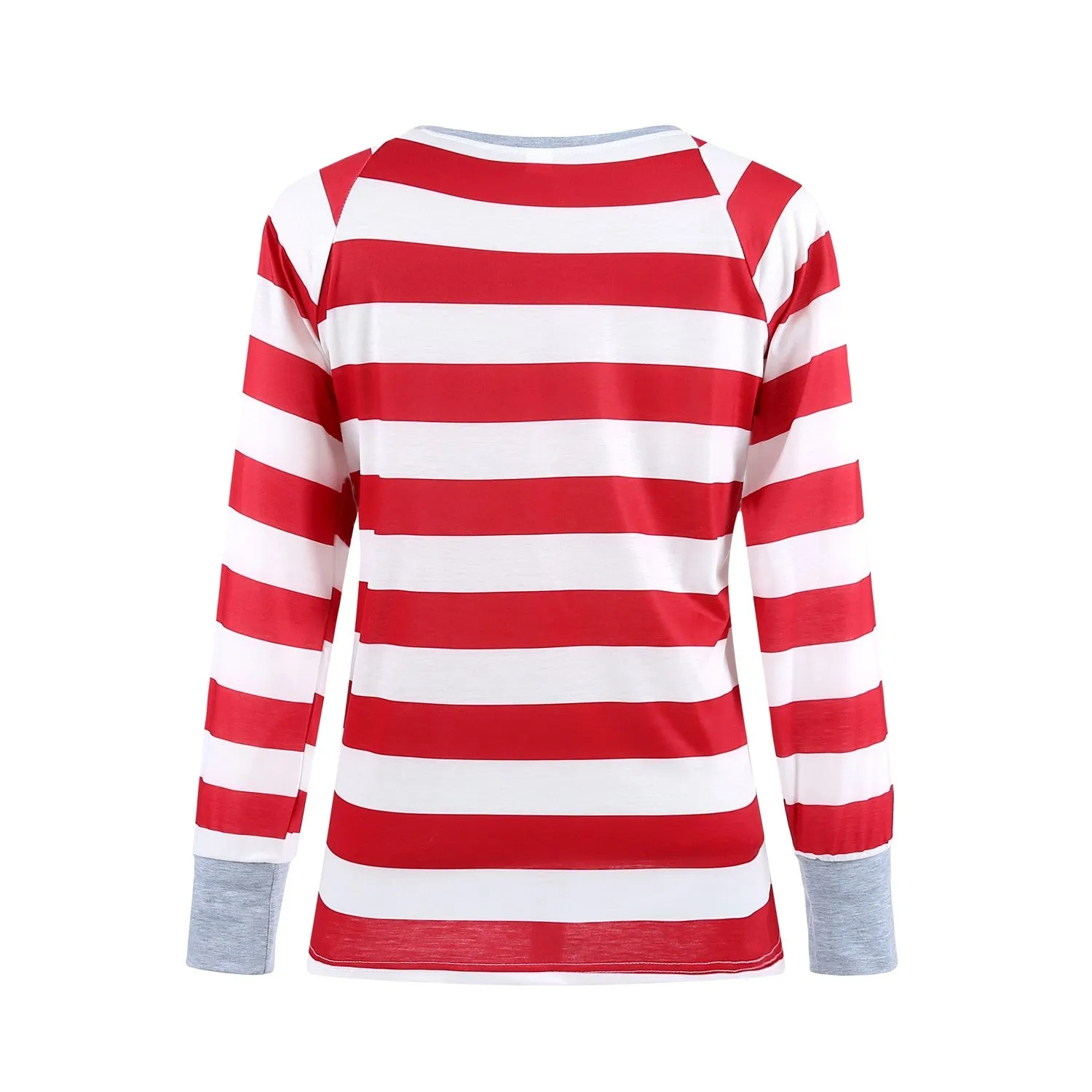 Christmas Family Matching Striped Pajamas Set For Kids Adult Baby