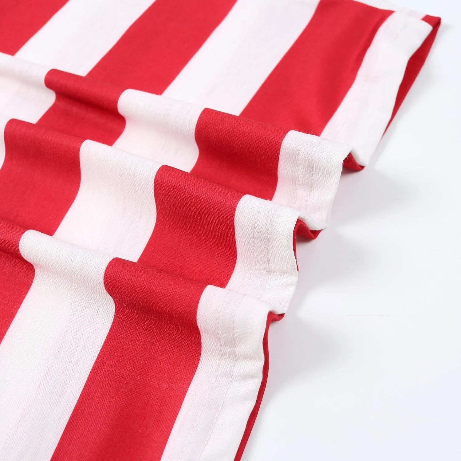 Christmas Family Matching Striped Pajamas Set For Kids Adult Baby
