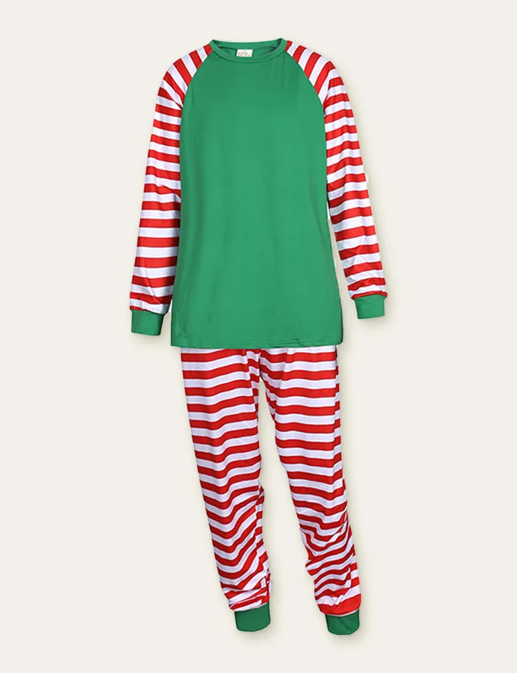 Christmas Striped Family Matching Pajamas