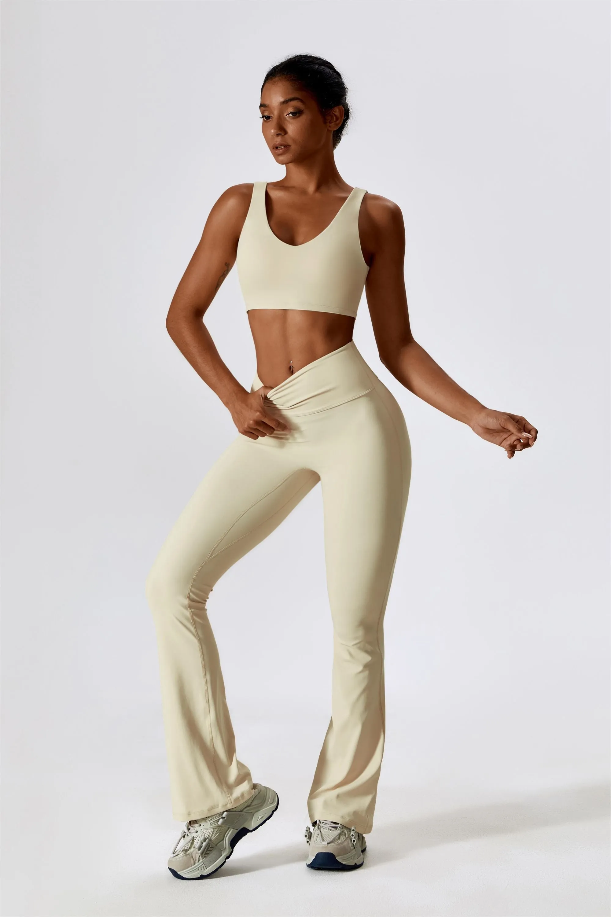 Deep Plunge Backless Tank Top