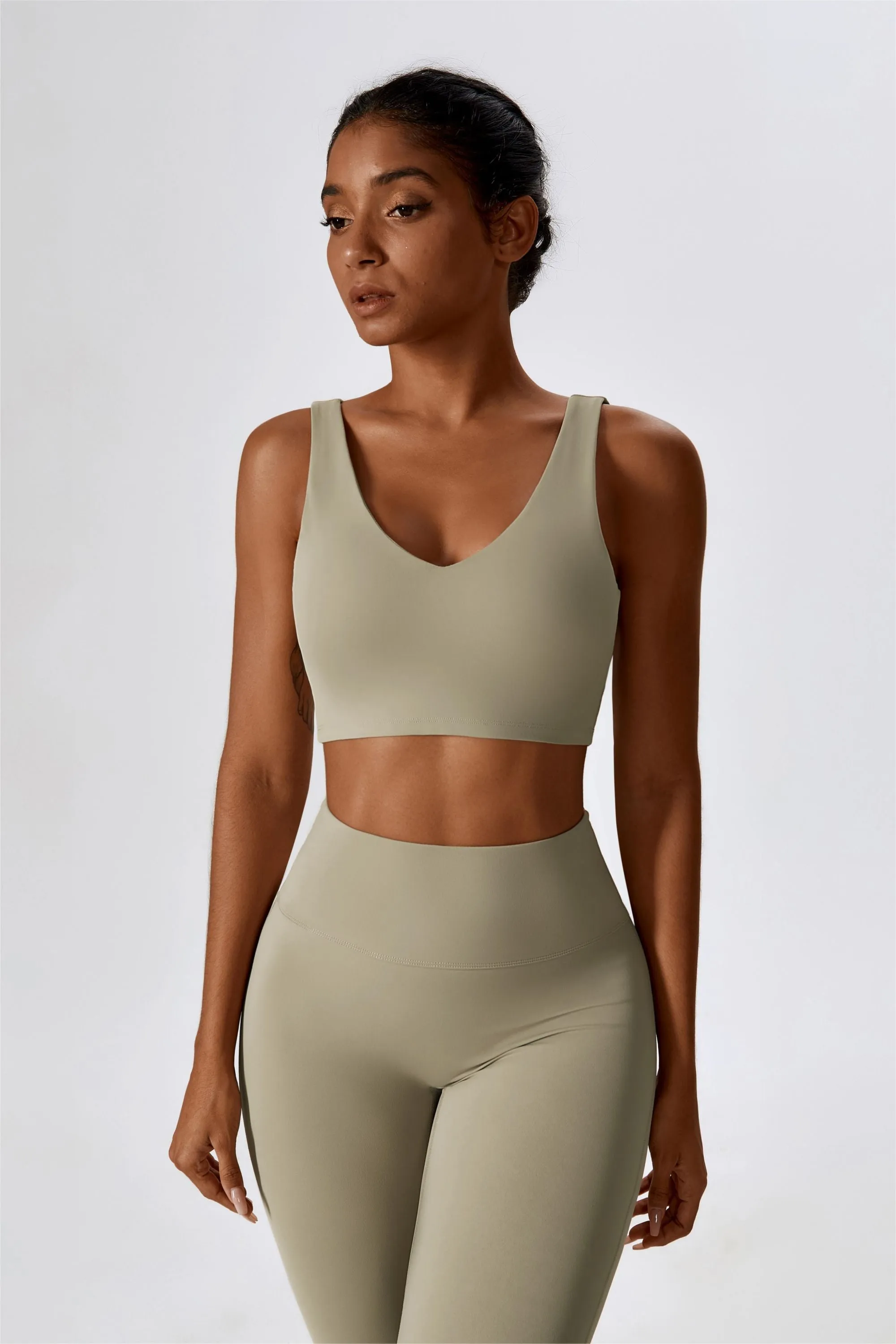 Deep Plunge Backless Tank Top