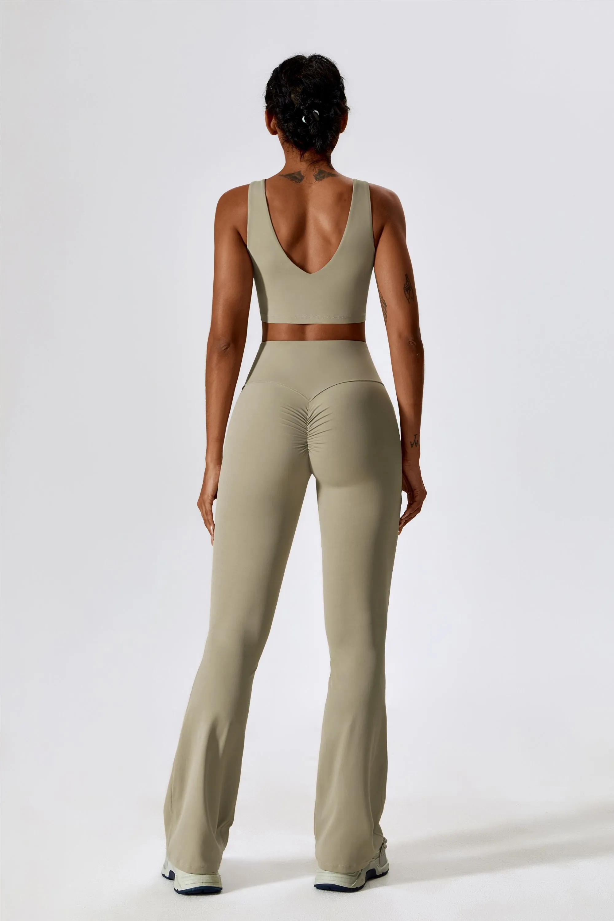 Deep Plunge Backless Tank Top