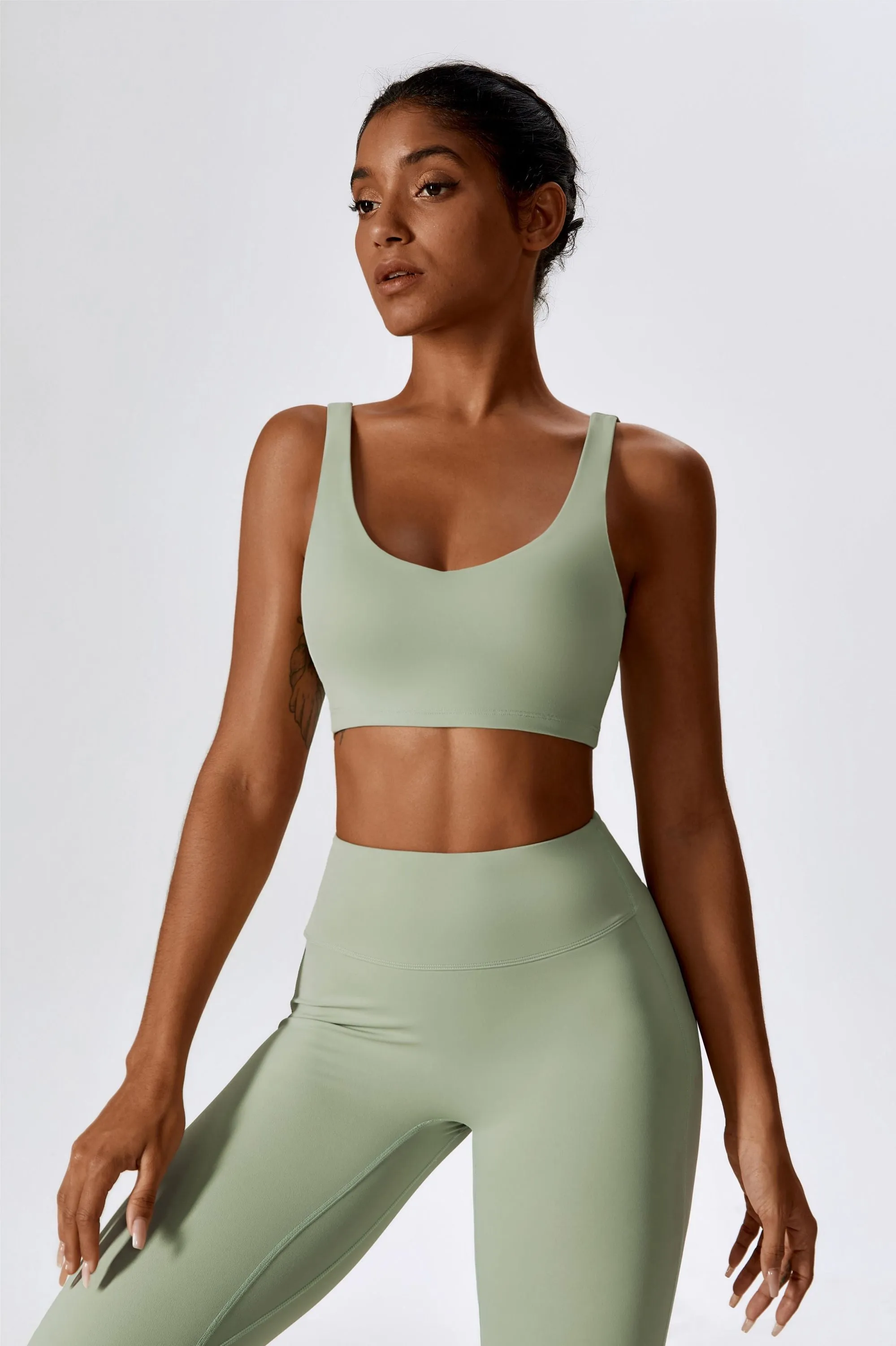 Deep Plunge Backless Tank Top