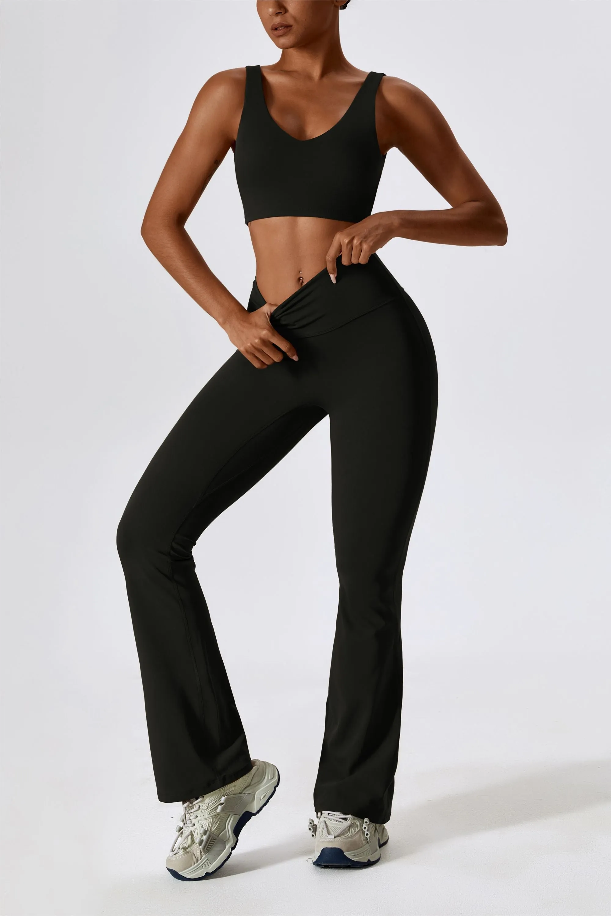 Deep Plunge Backless Tank Top