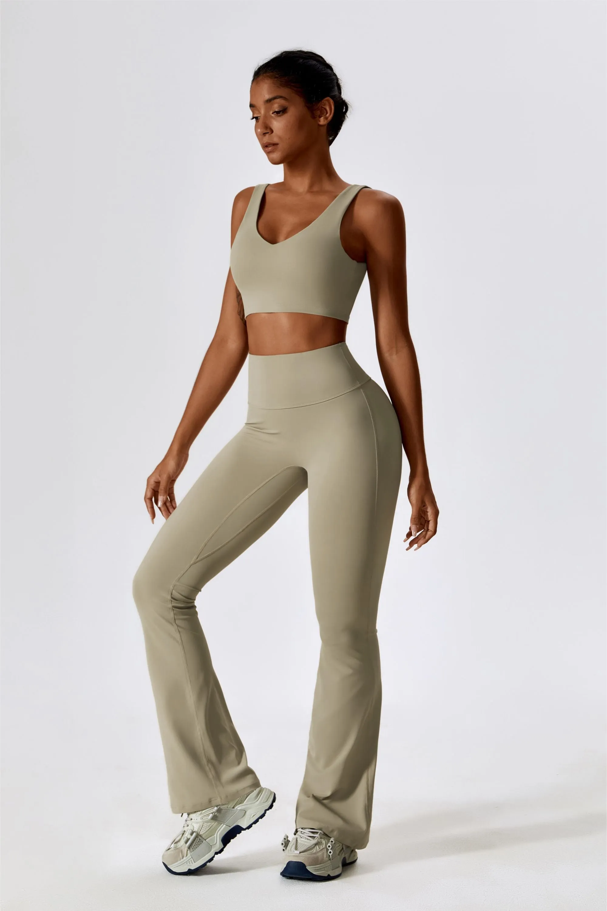 Deep Plunge Backless Tank Top