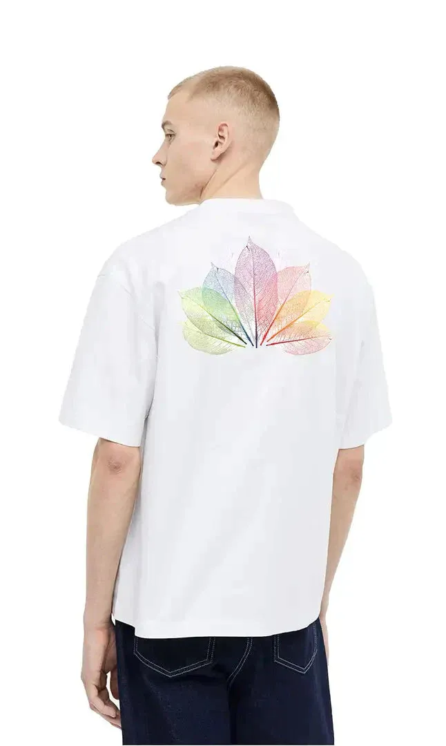 Devinefeather Oversized t Shirt, Drop Shoulder Tshirt, Baggy Tshirt for Men 005