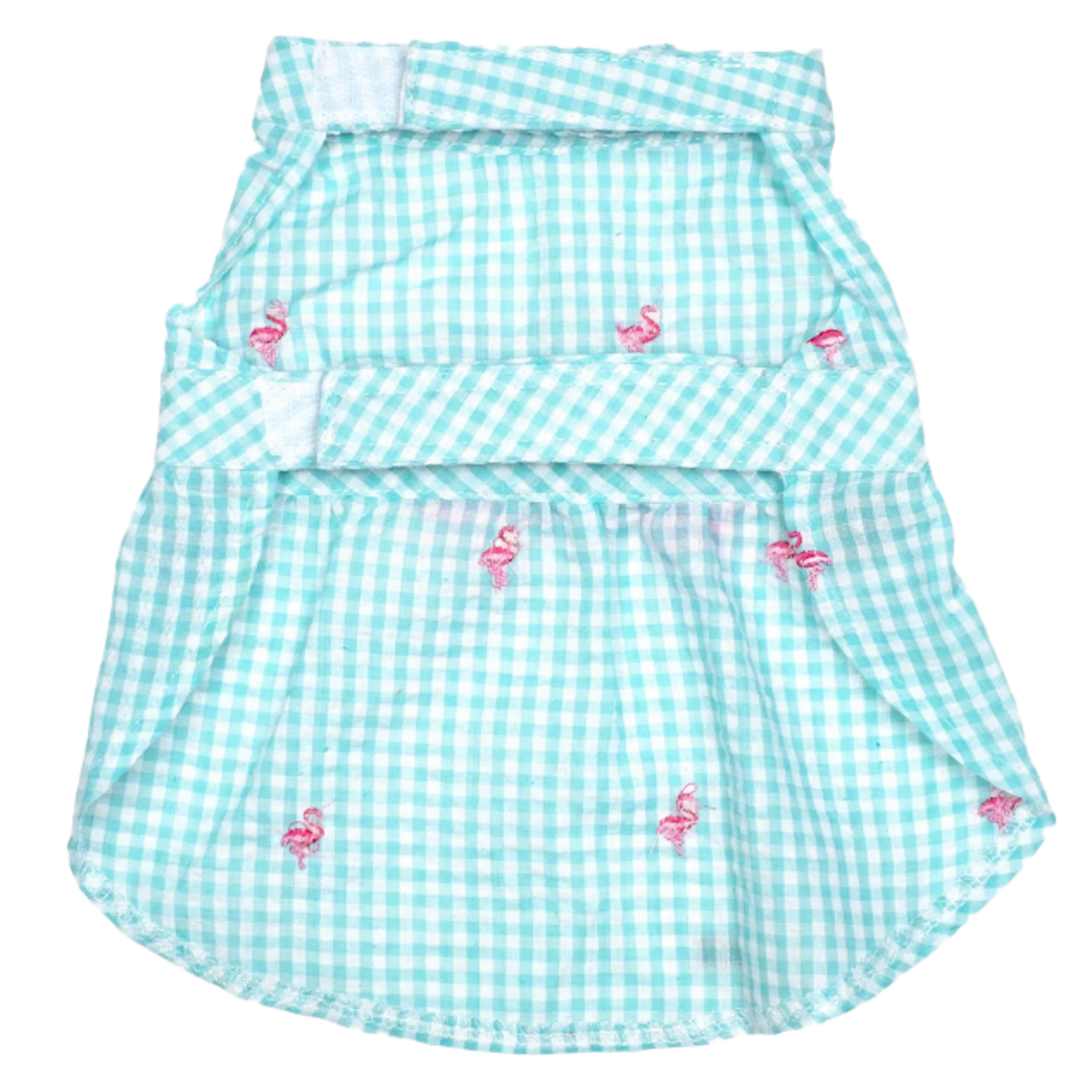 Dress | Gingham Flamingos