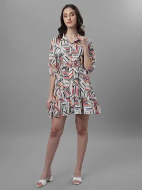 Dresses for Women western wear Geometrical print