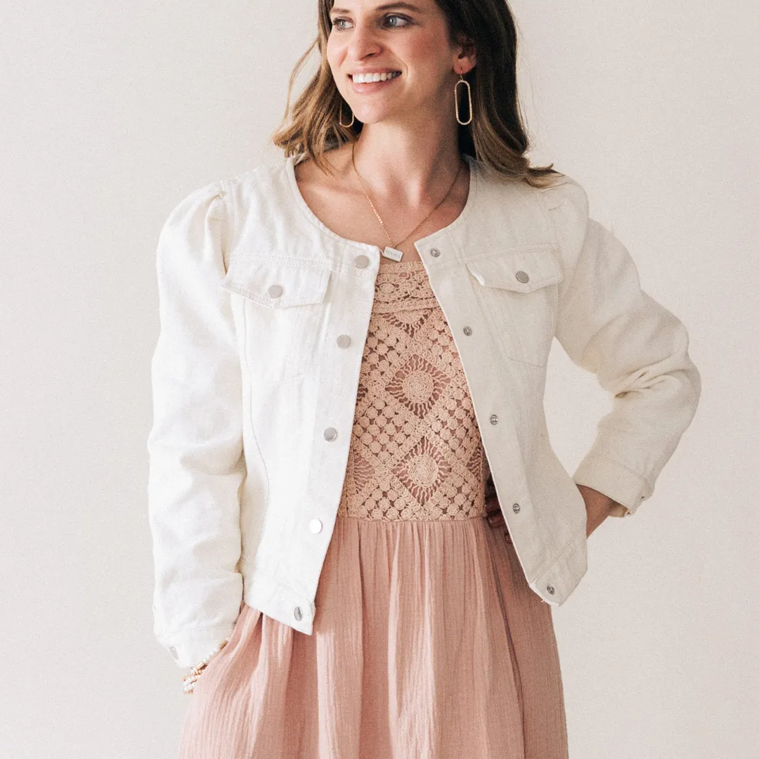 Dusty Rose Crochet Mommy & Me Dress - Women