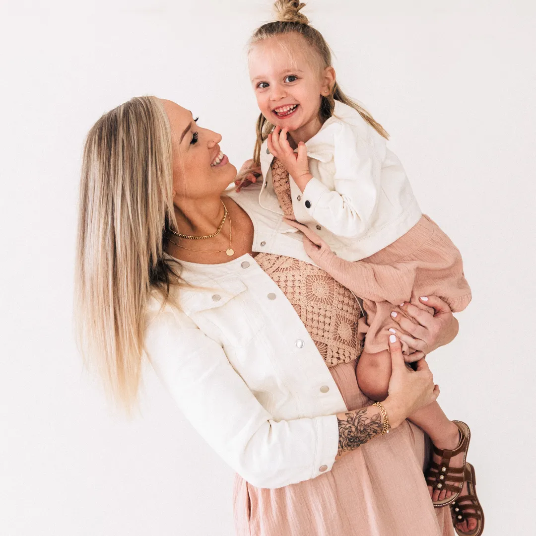 Dusty Rose Crochet Mommy & Me Dresses