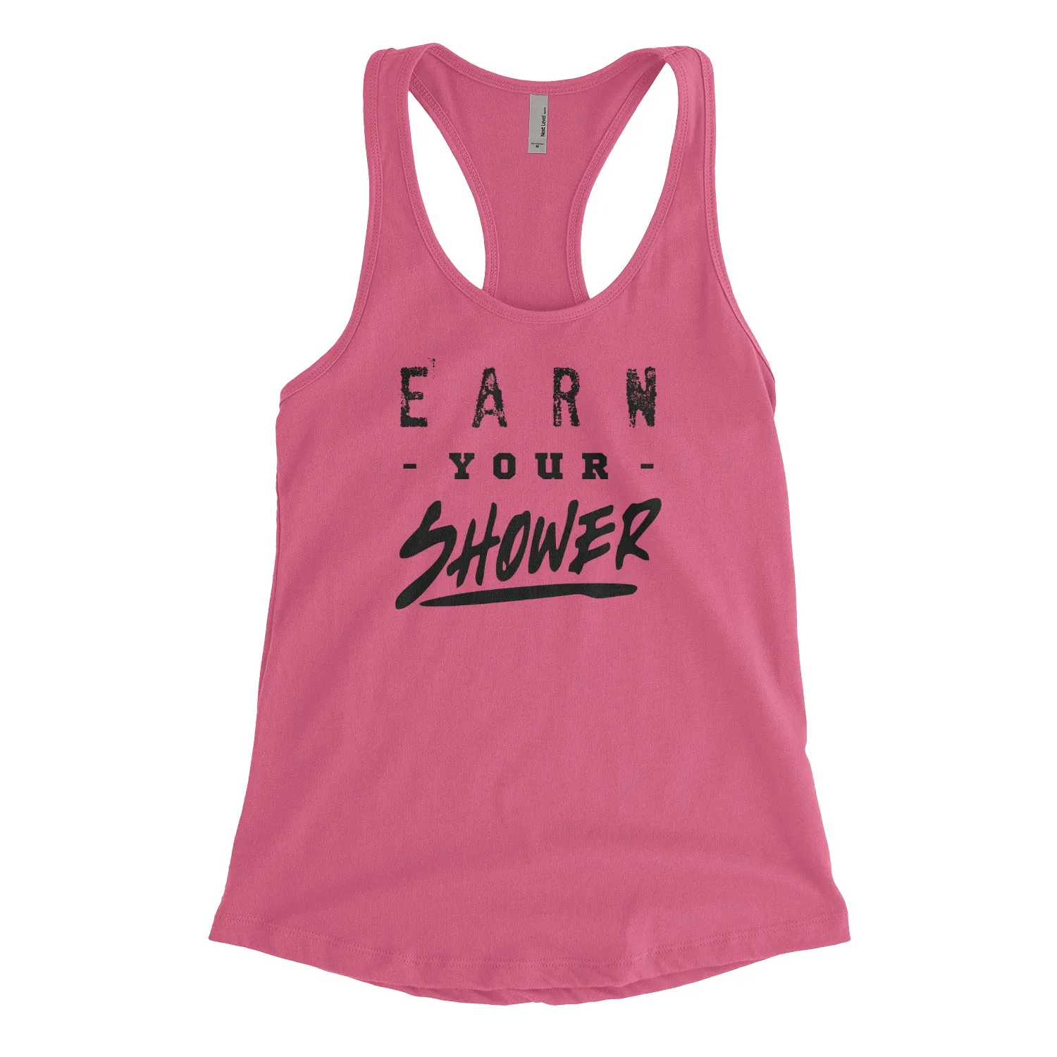 Earn Your Shower Blacked Out