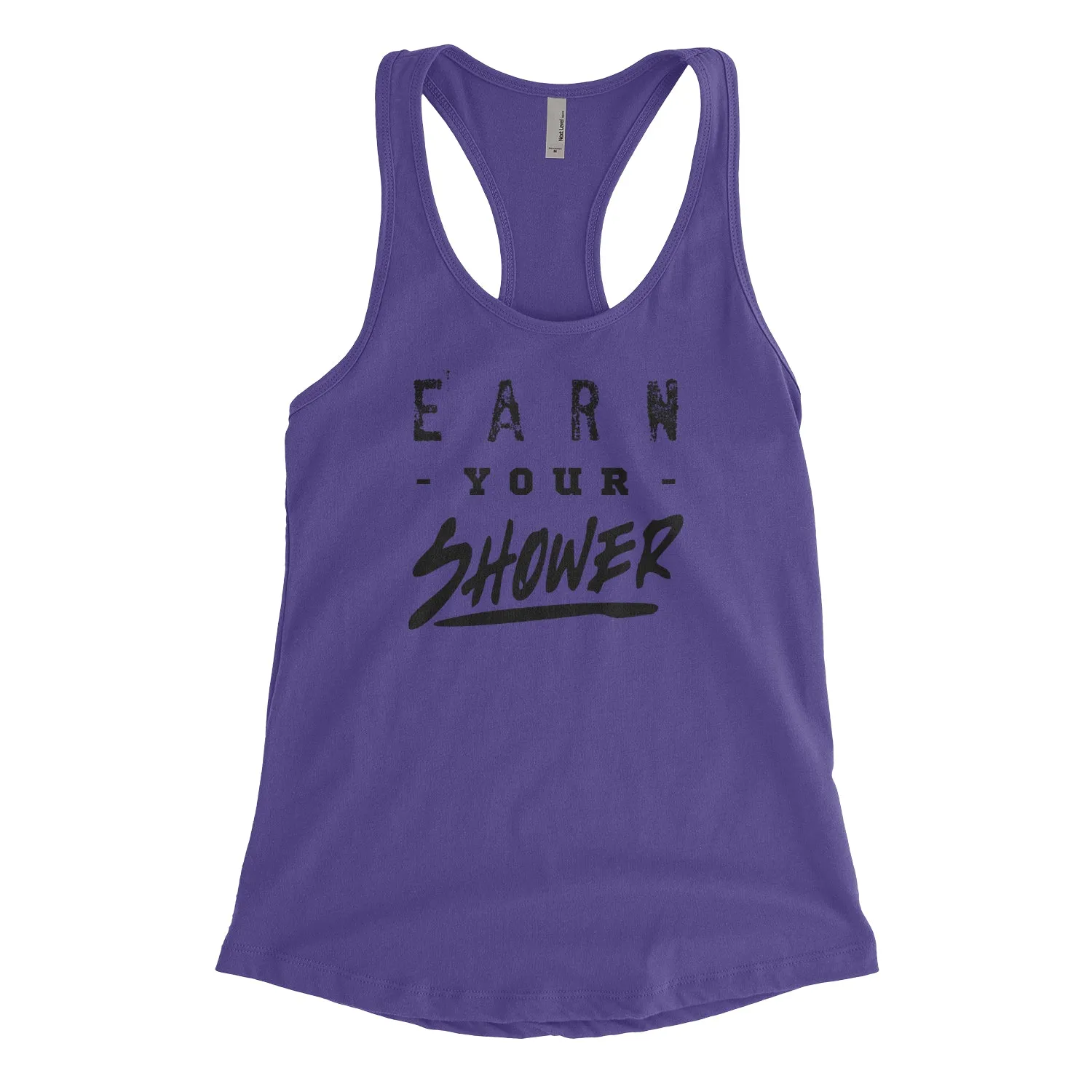 Earn Your Shower Blacked Out