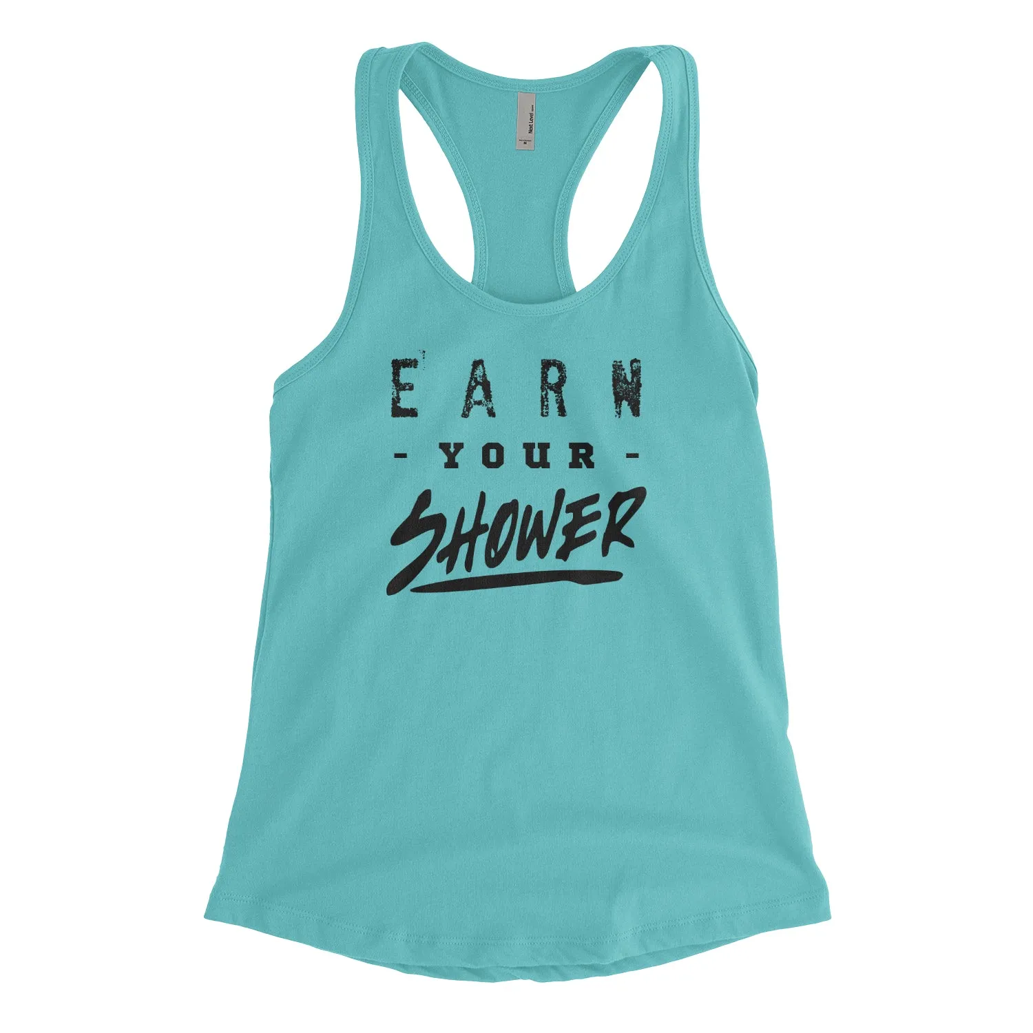 Earn Your Shower Blacked Out