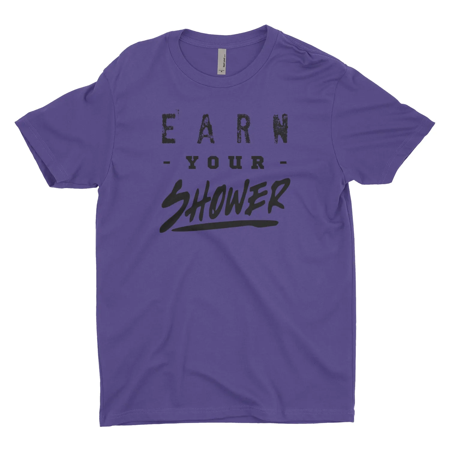 Earn Your Shower Blacked Out