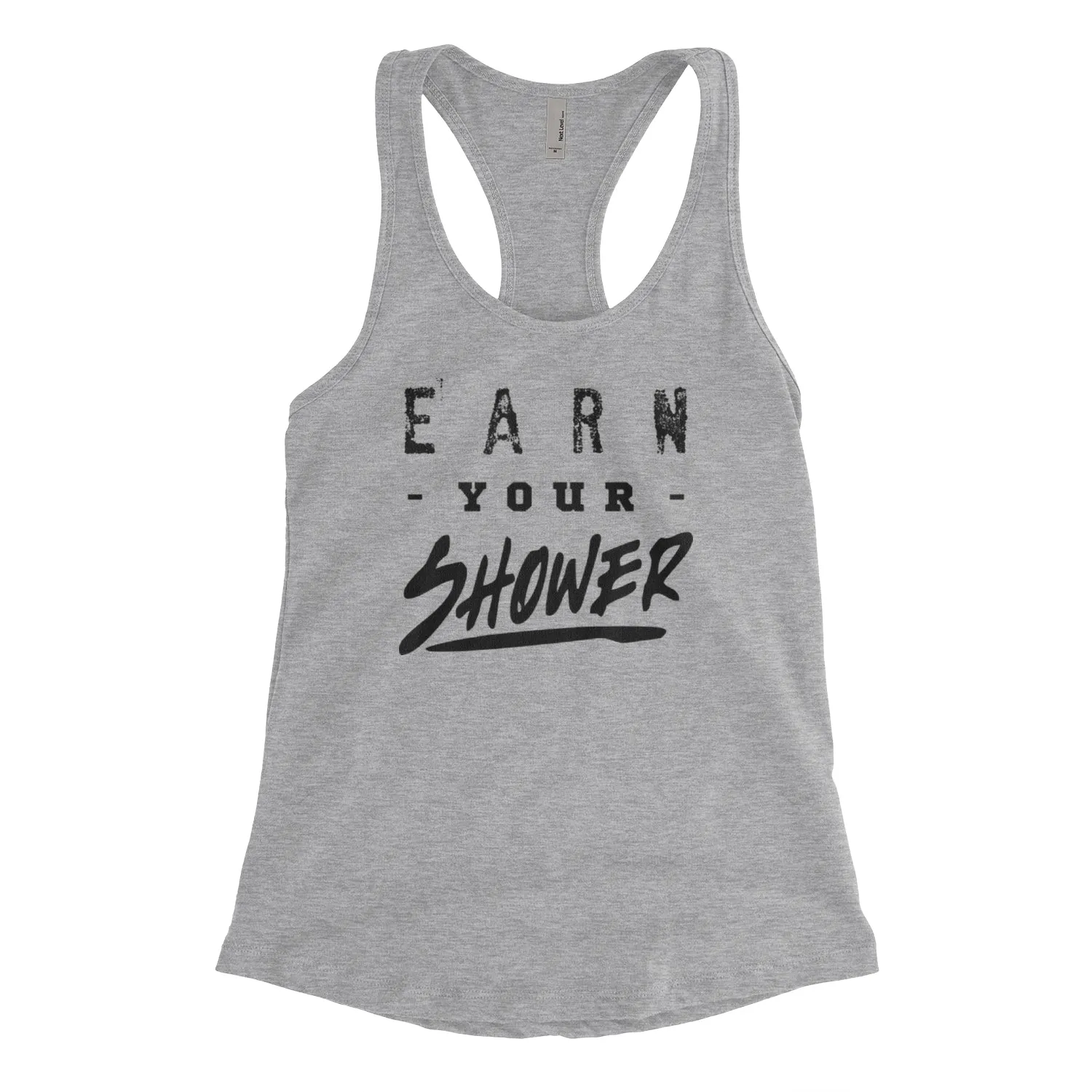 Earn Your Shower Blacked Out