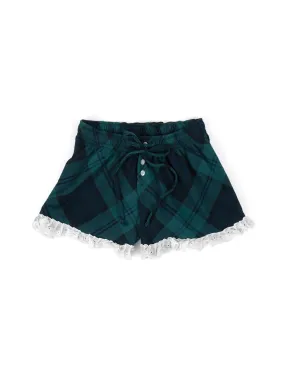 [EM] AEIOU Lace Shorts Collection DARK GREEN