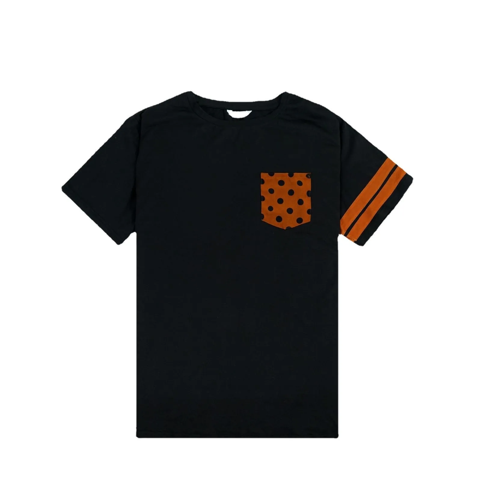 Family Matching All Over Dot Print Cami Dresses and Colorblock T-shirts Sets