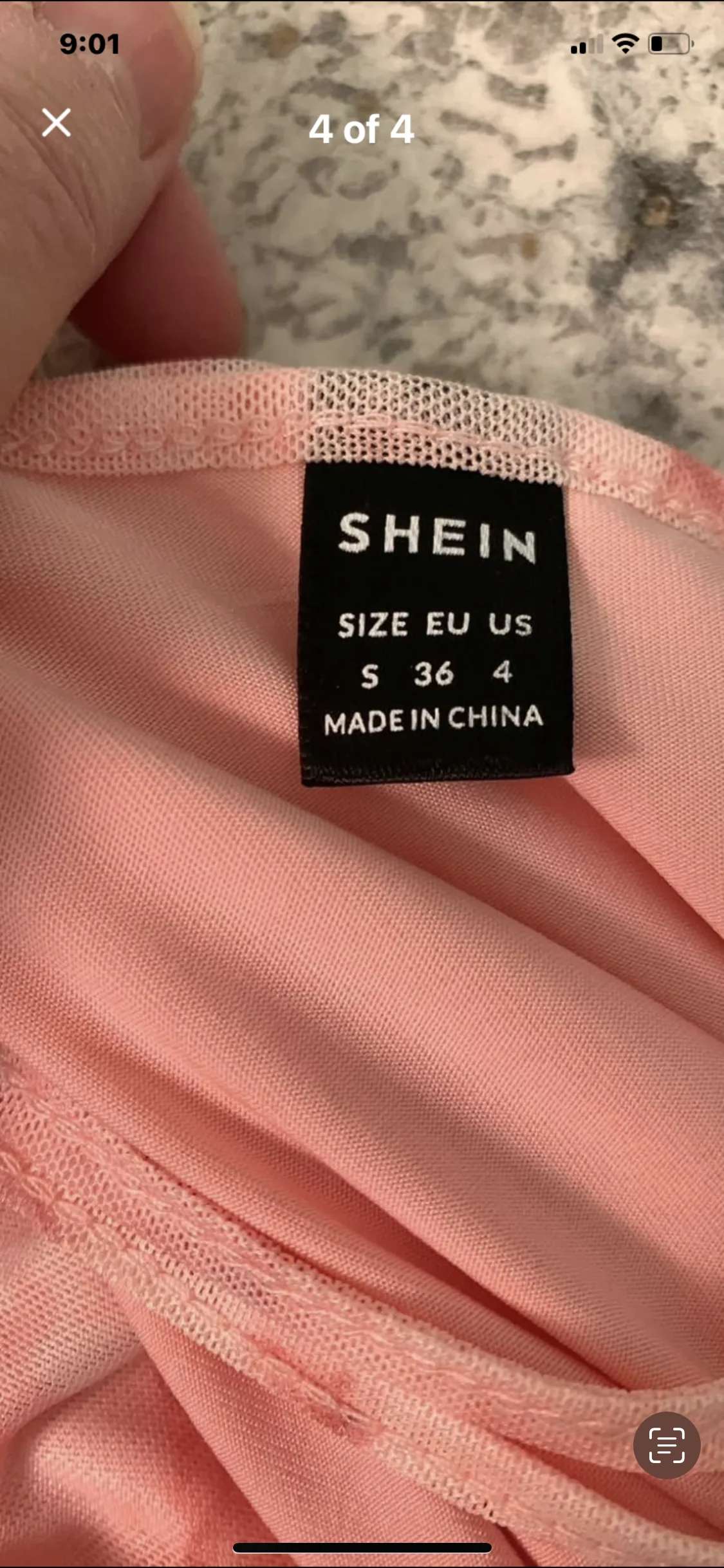 Floral Pink Maternity Dress - Size Small, Maternity S (4-6)