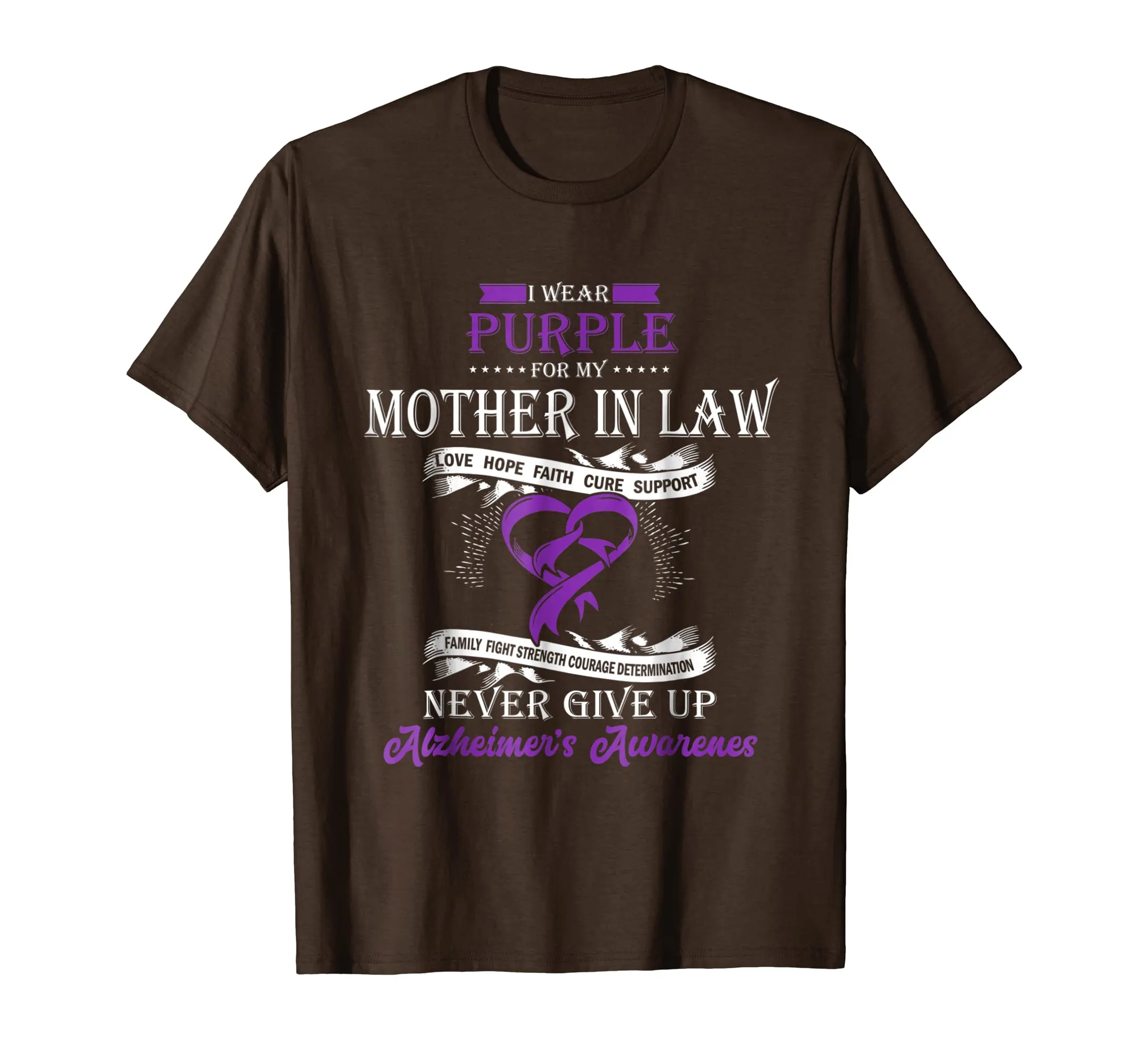 For My Mother In Law Alzheimer's Awareness Gift Shirt