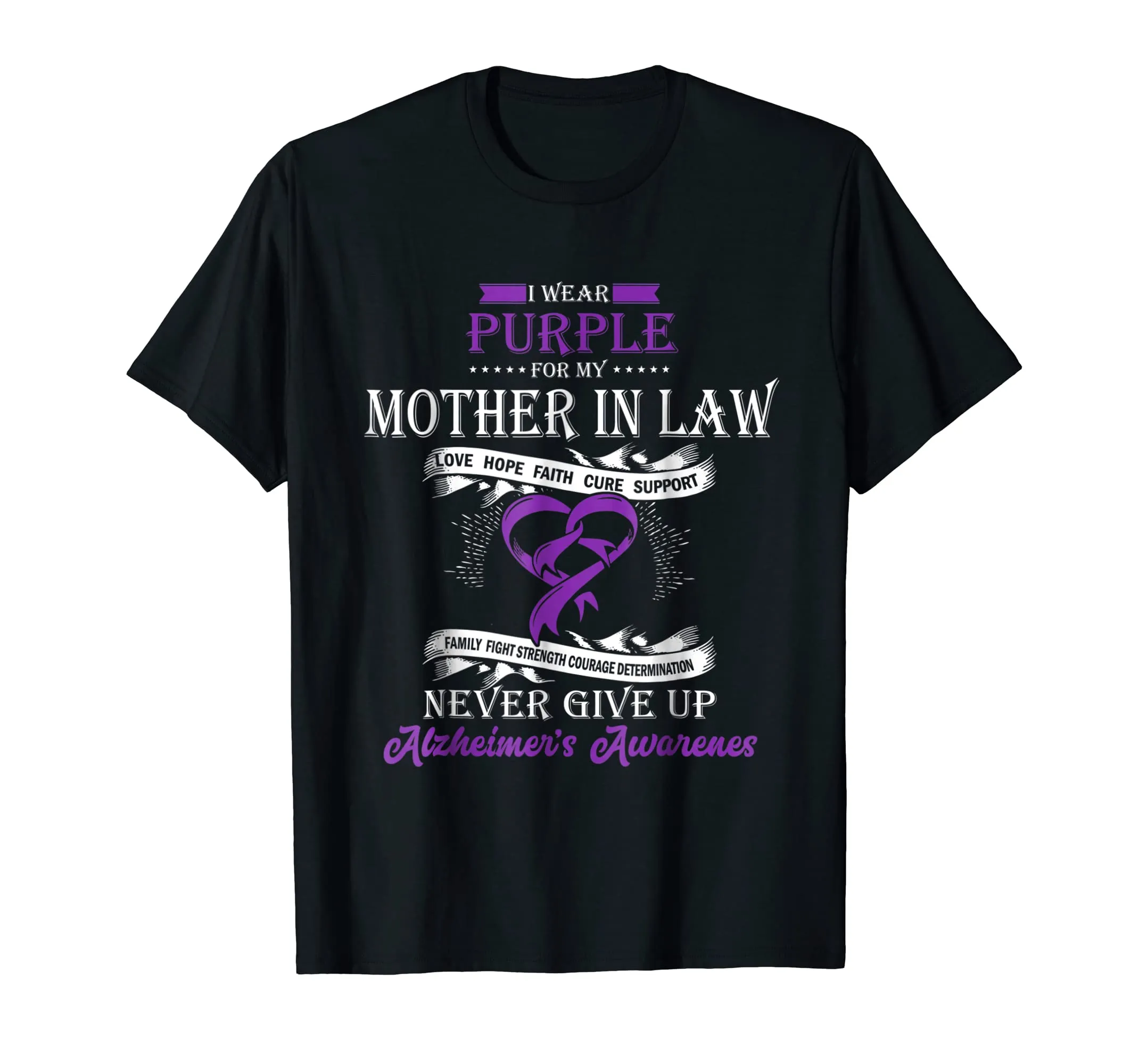 For My Mother In Law Alzheimer's Awareness Gift Shirt