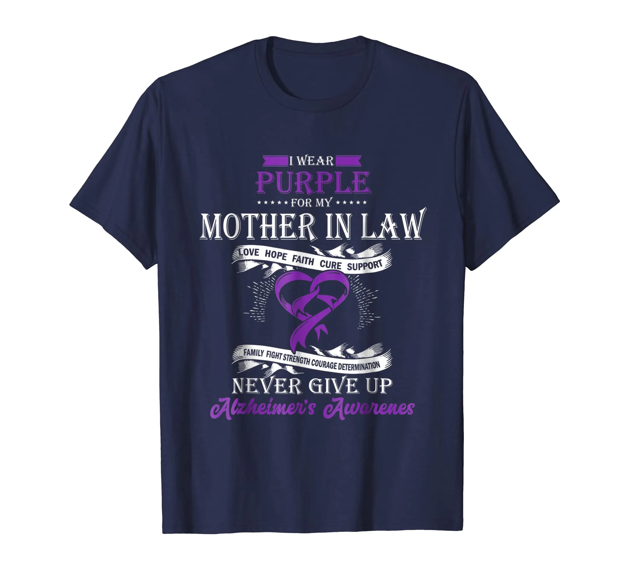 For My Mother In Law Alzheimer's Awareness Gift Shirt
