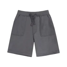 Globaltex Kids | Stone Gray Terry Shorts