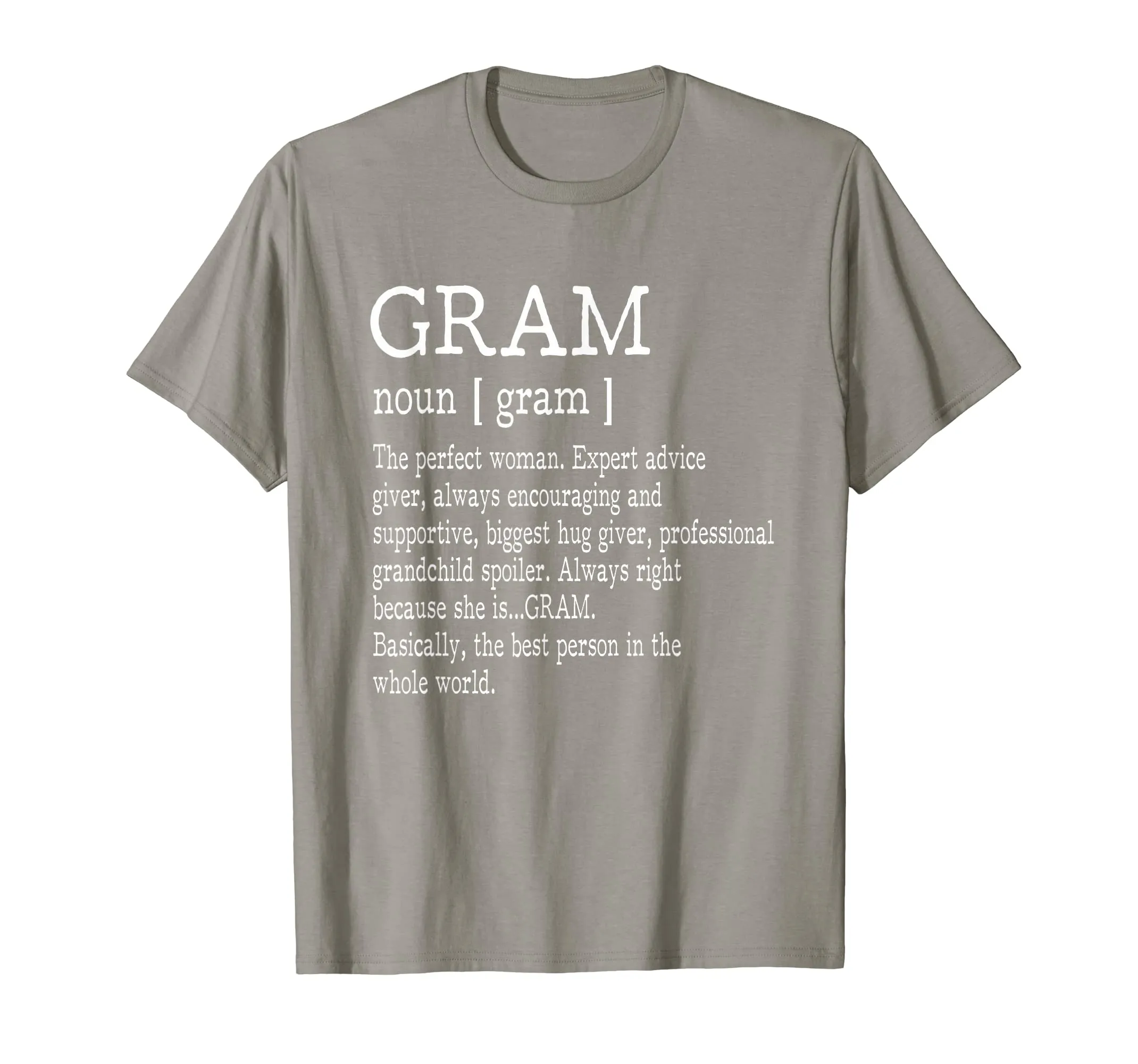 Gram Definition Grandma Mother Day Gifts Women T-Shirt