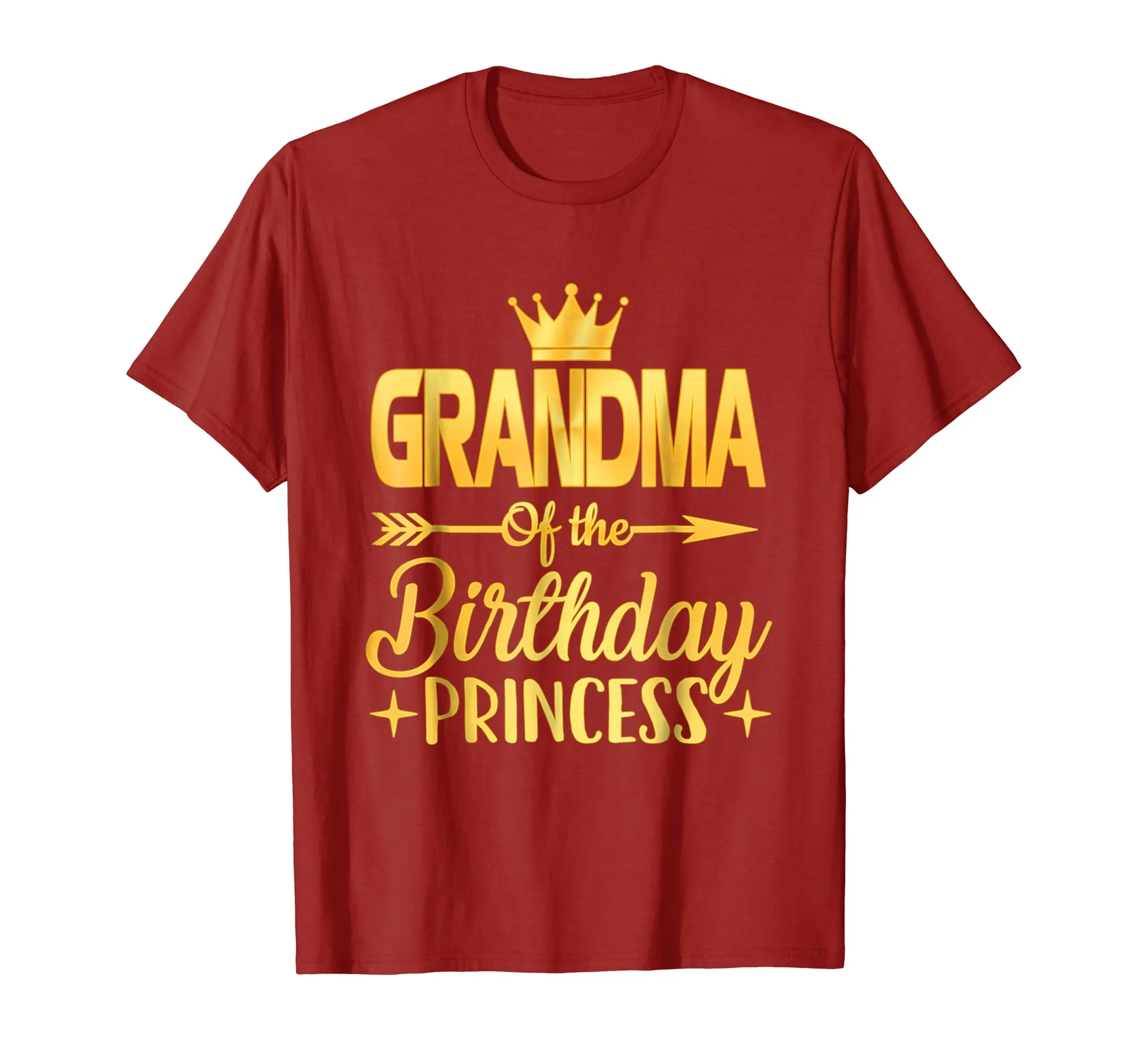 Grandma Of The Birthday Princess T-Shirt Father Mother Gifts