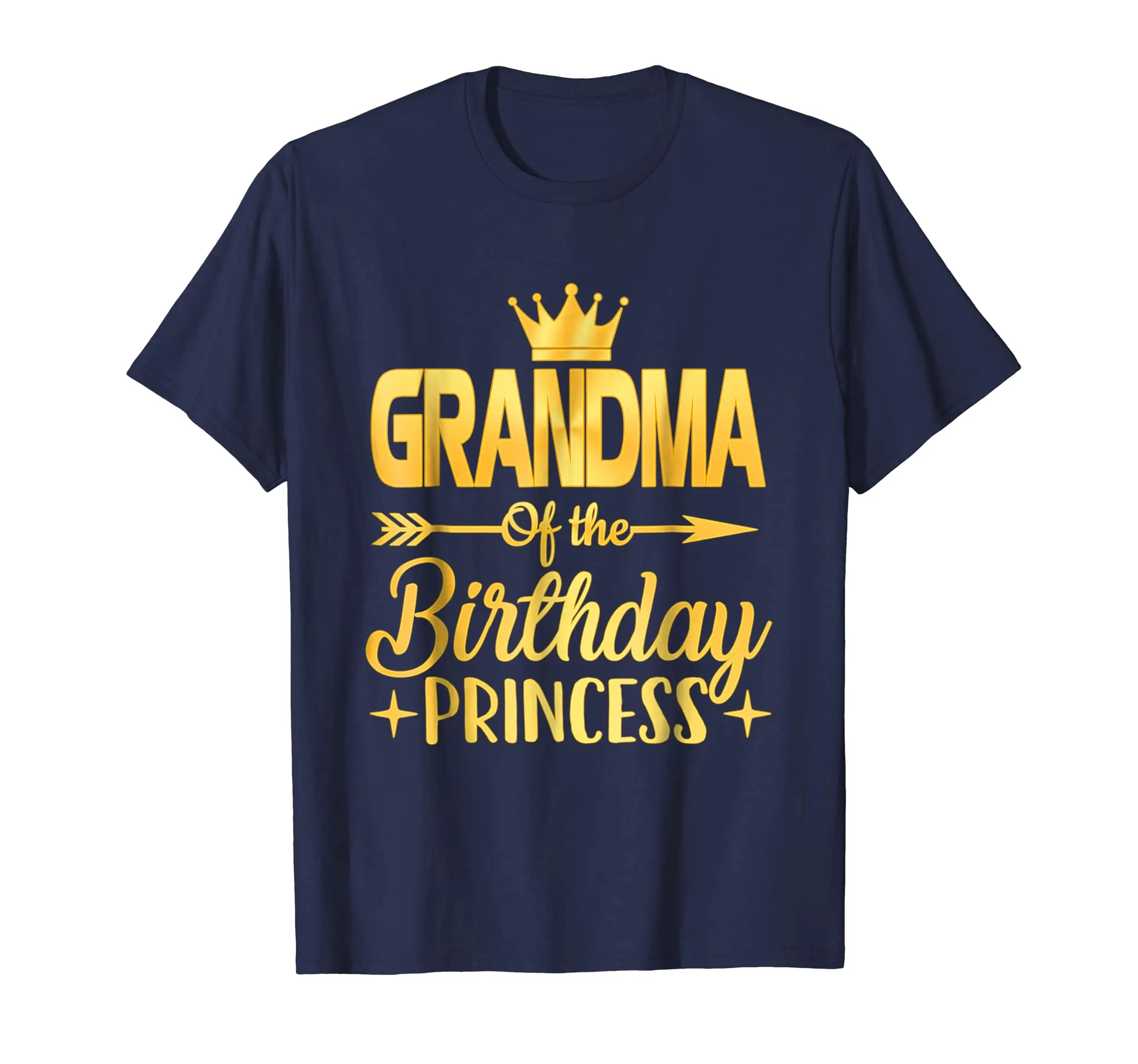 Grandma Of The Birthday Princess T-Shirt Father Mother Gifts