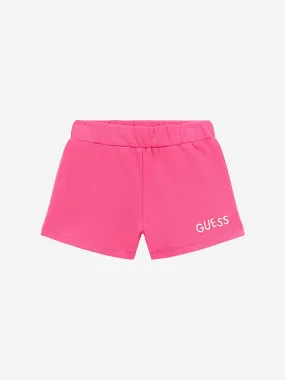 Guess Girls Logo Shorts in Pink