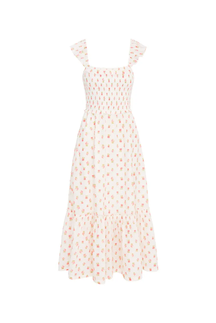 Guinevere Cotton Smocked Maxi Dress