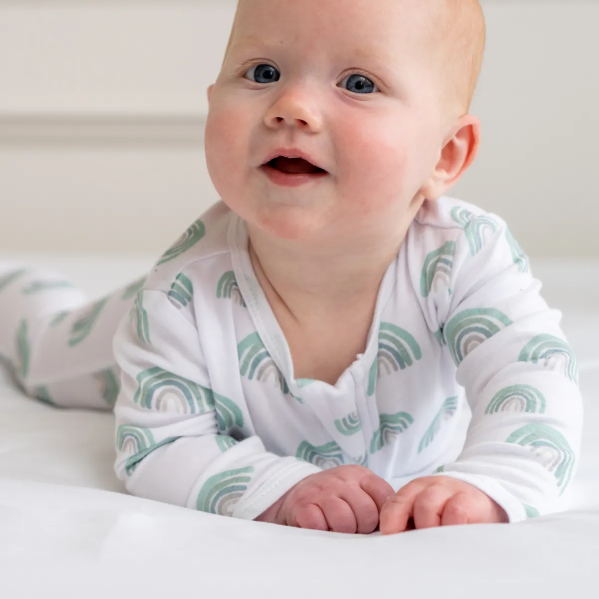 Infant Bamboo Pajamas w/ DreamCuffs™: 3 - 6 Months / Dusty Rose
